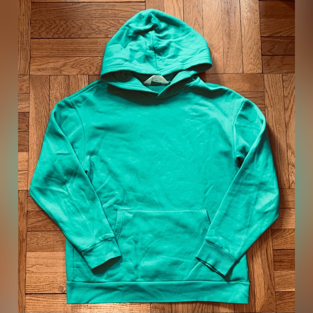 ☘️H&M Green Hoodie Sweatshirt
